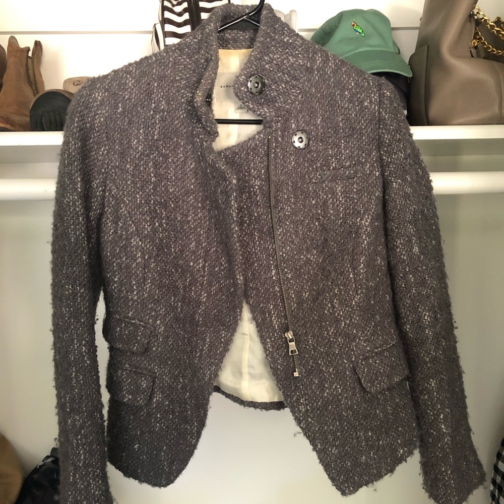 Banana Republic Grey Wool Jacket